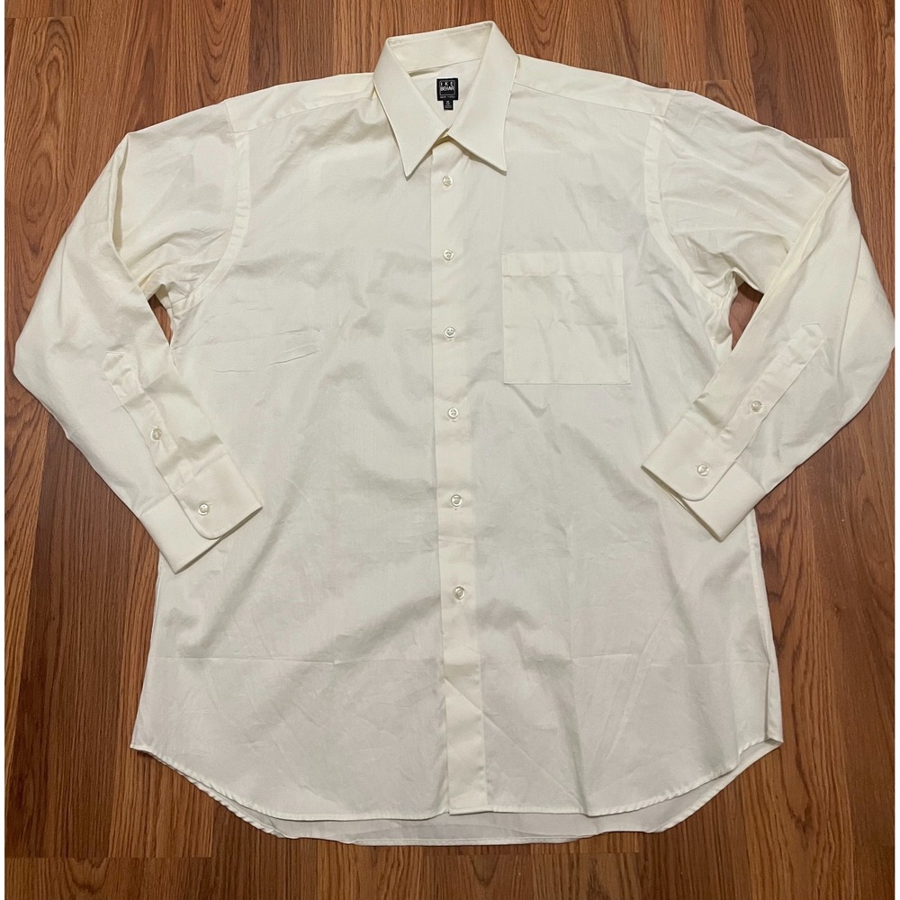 Ike Behar Dress Shirt Mens 15 34 Long Sleeve Woven Point Collar Canada